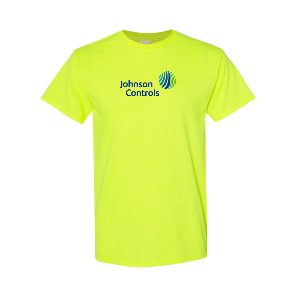 Men's Johnson-Controls Logo Cotton T-Shirt