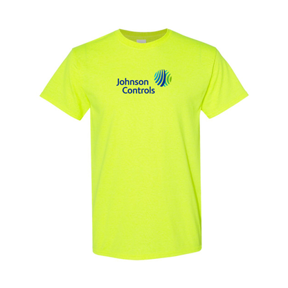 Men's Johnson-Controls Logo Cotton T-Shirt