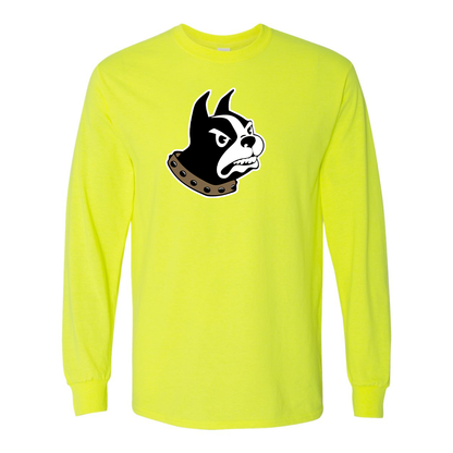 Men's Woffrd Terriers  Gildan Heavy Cotton Long Sleeve T-Shirt