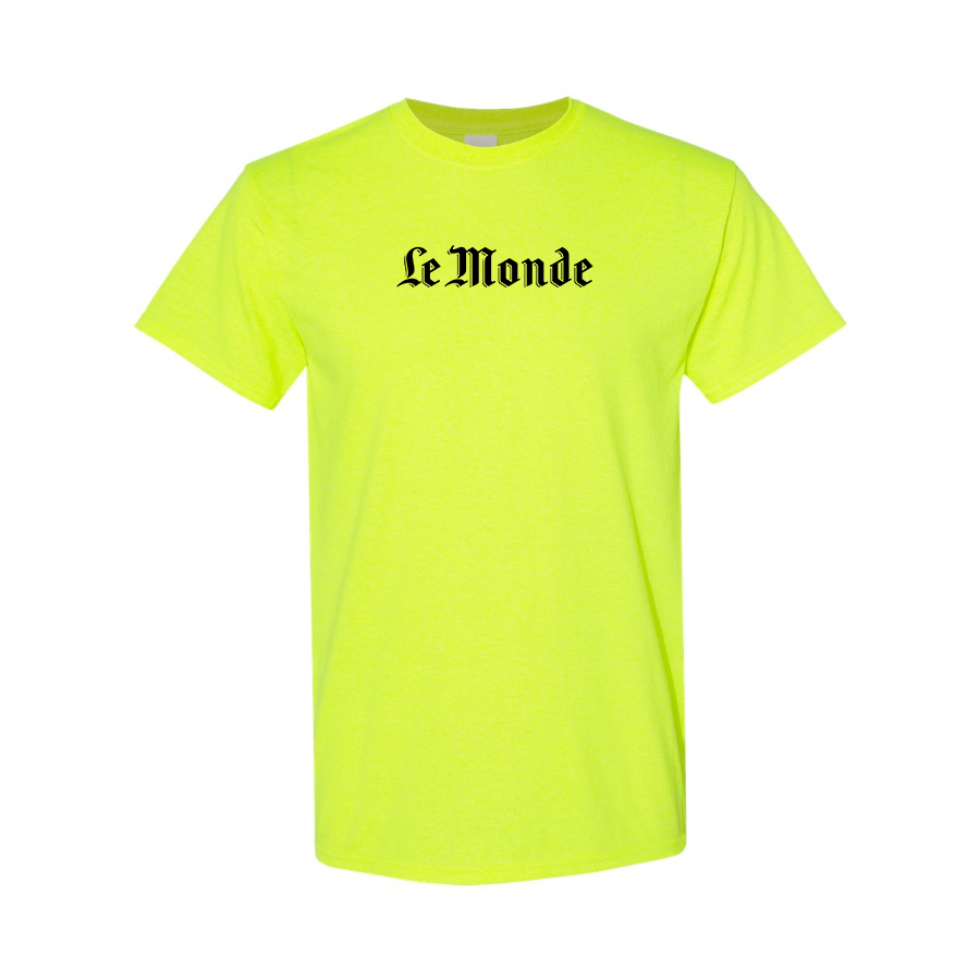 Men's Le Monde  Logo Cotton T-Shirt