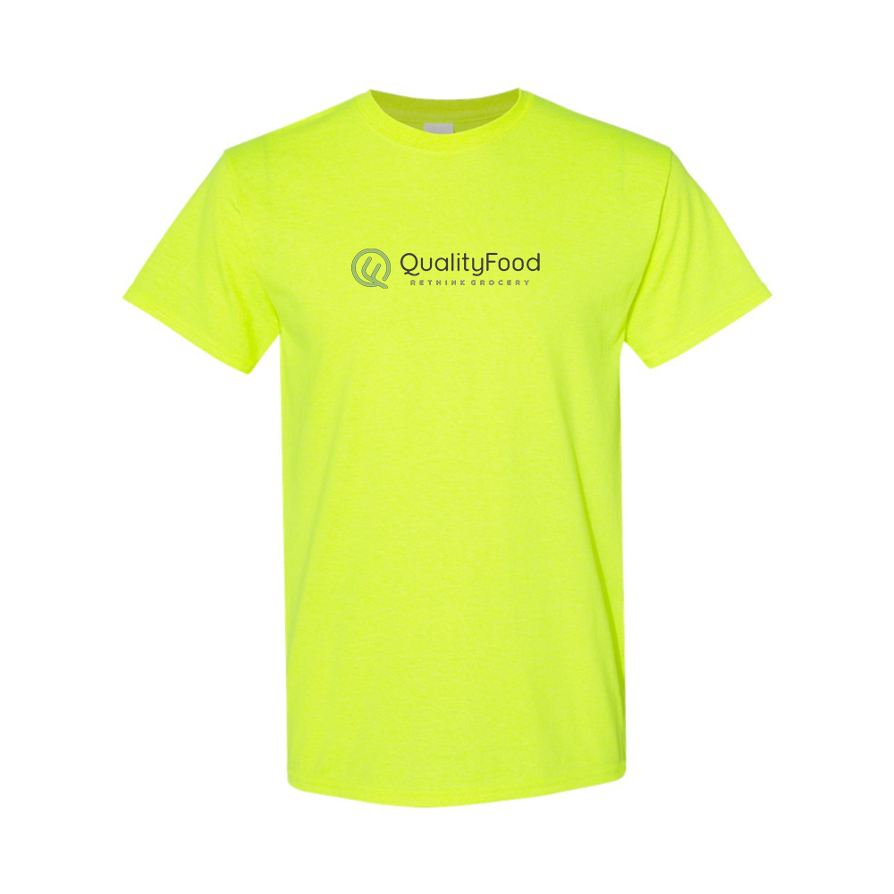 Men's Quality Food Logo Cotton T-Shirt