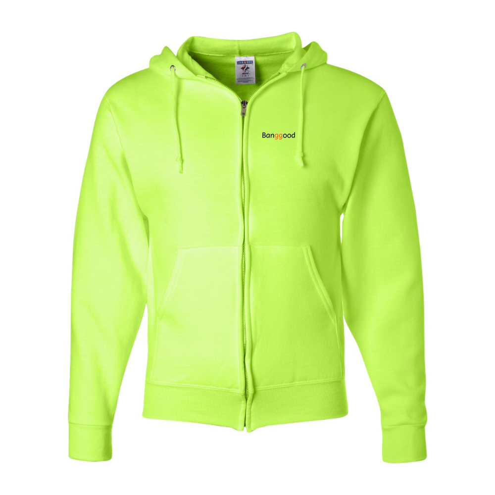 Men's  Banggood  JERZEES NuBlend Full-Zip Hooded Sweatshirt