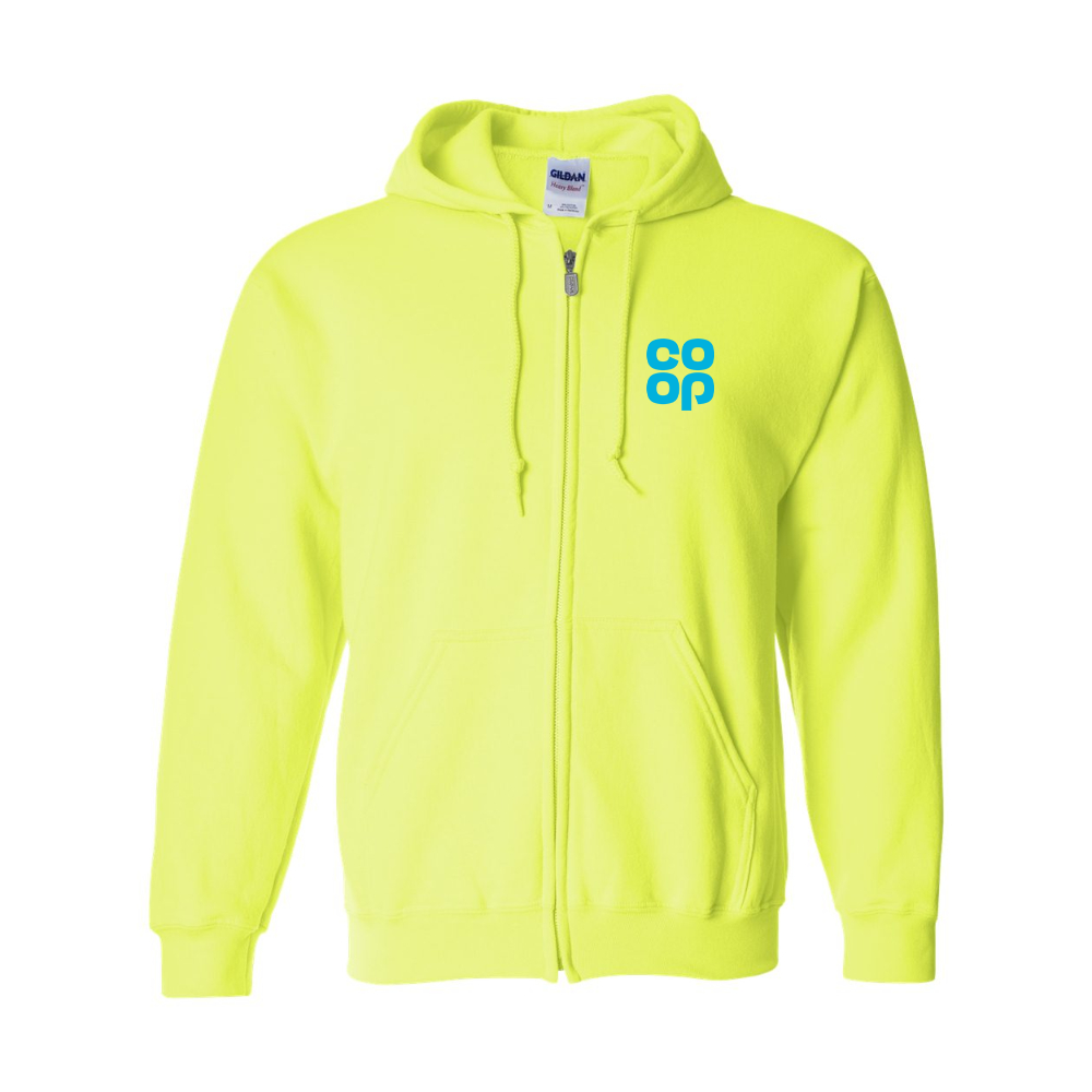 Men's CoOp Gildan  Heavy Blend Full Zip Hooded Sweatshirt