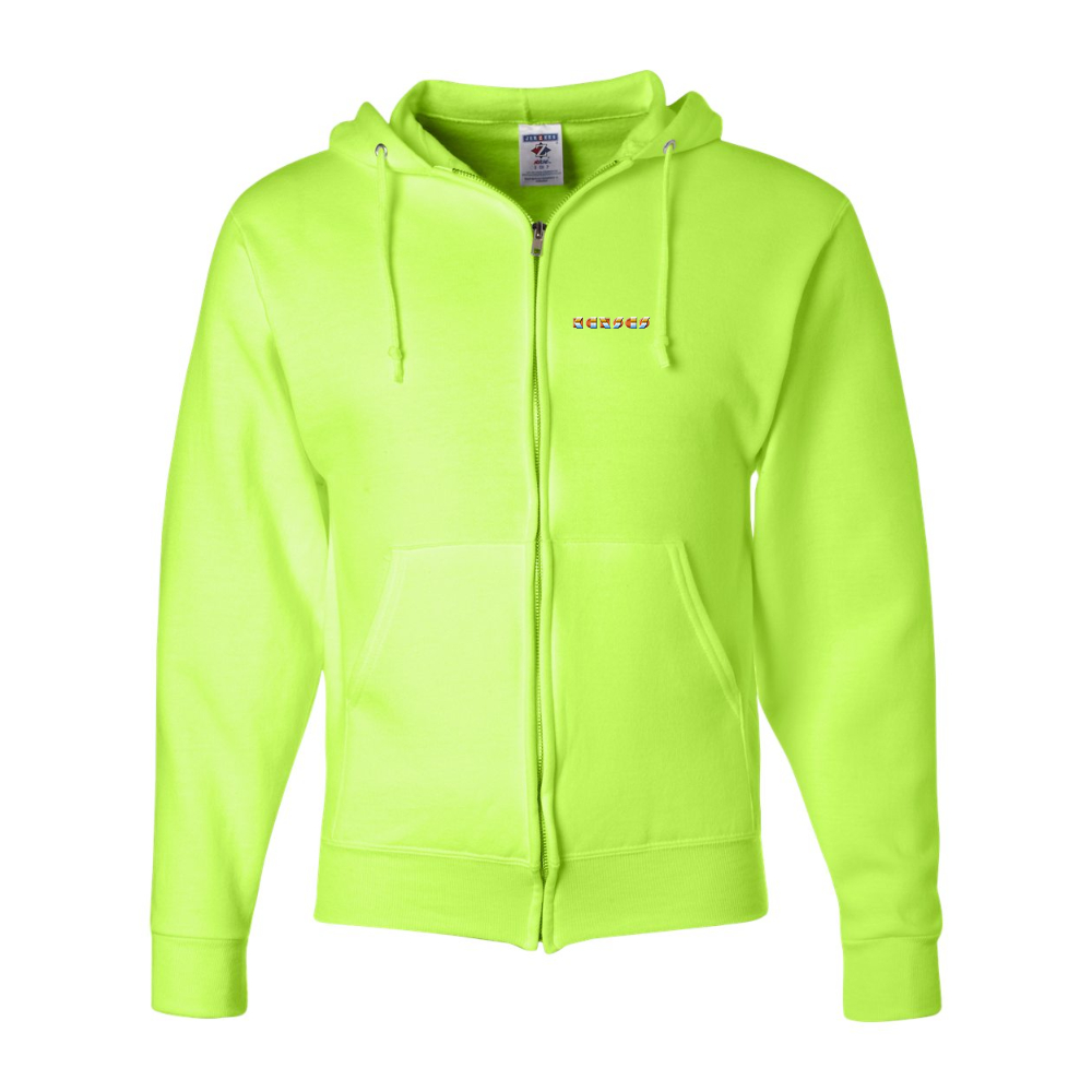 Men's Kansas JERZEES NuBlend Full-Zip Hooded Sweatshirt