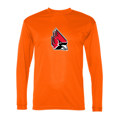 Men's Ball State Cardinals Performance Long Sleeve T-Shirt