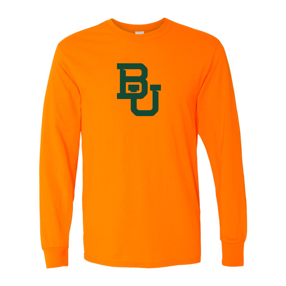 Men's  Baylor Bears Gildan Heavy Cotton Long Sleeve T-Shirt
