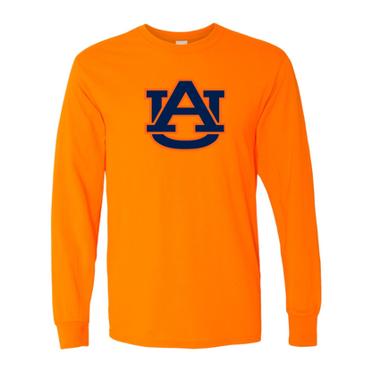 Men's  Auburn Tigers  Gildan Heavy Cotton Long Sleeve T-Shirt