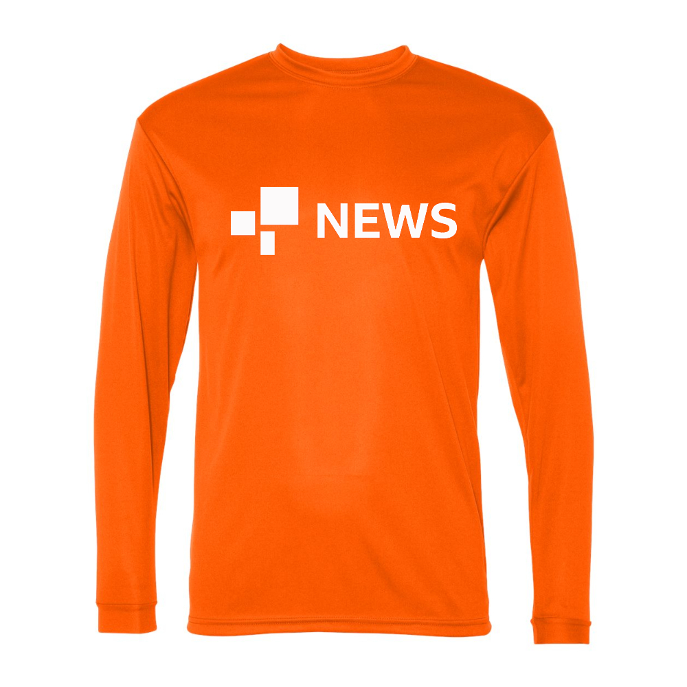 Men's  BBC News  Performance Long Sleeve T-Shirt