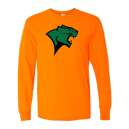Men's Chicago State Cougars  Gildan Heavy Cotton Long Sleeve T-Shirt
