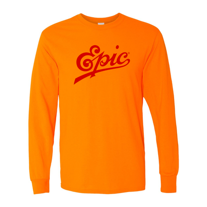 Men's Epic Records  Gildan Heavy Cotton Long Sleeve T-Shirt