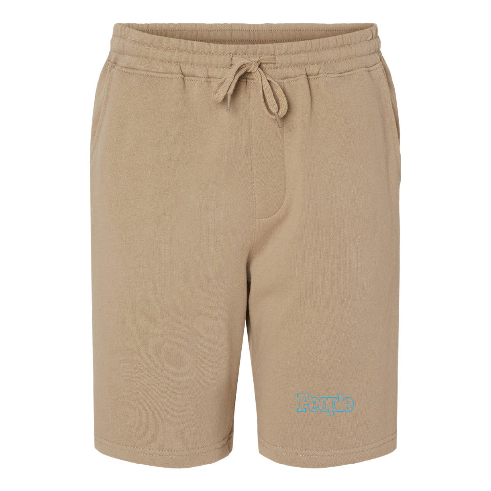 Men's People Magazine Logo Independent Trading Co Midweight Fleece Shorts