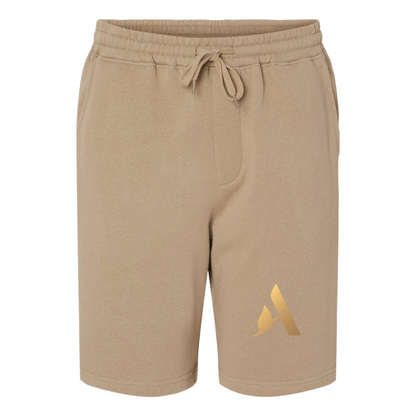 Men's  Accor Golden Logo Independent Trading Co Midweight Fleece Shorts