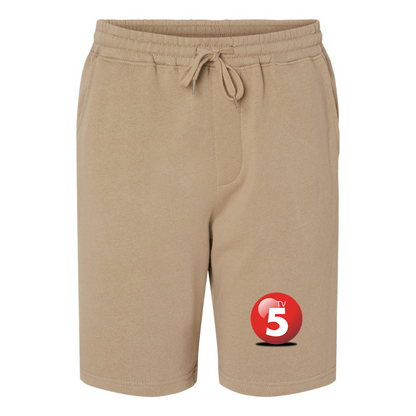 Men's  ABC TV5 Logo Independent Trading Co Midweight Fleece Shorts