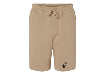 Men's Off-White Hand Independent Trading Co Midweight Fleece Shorts