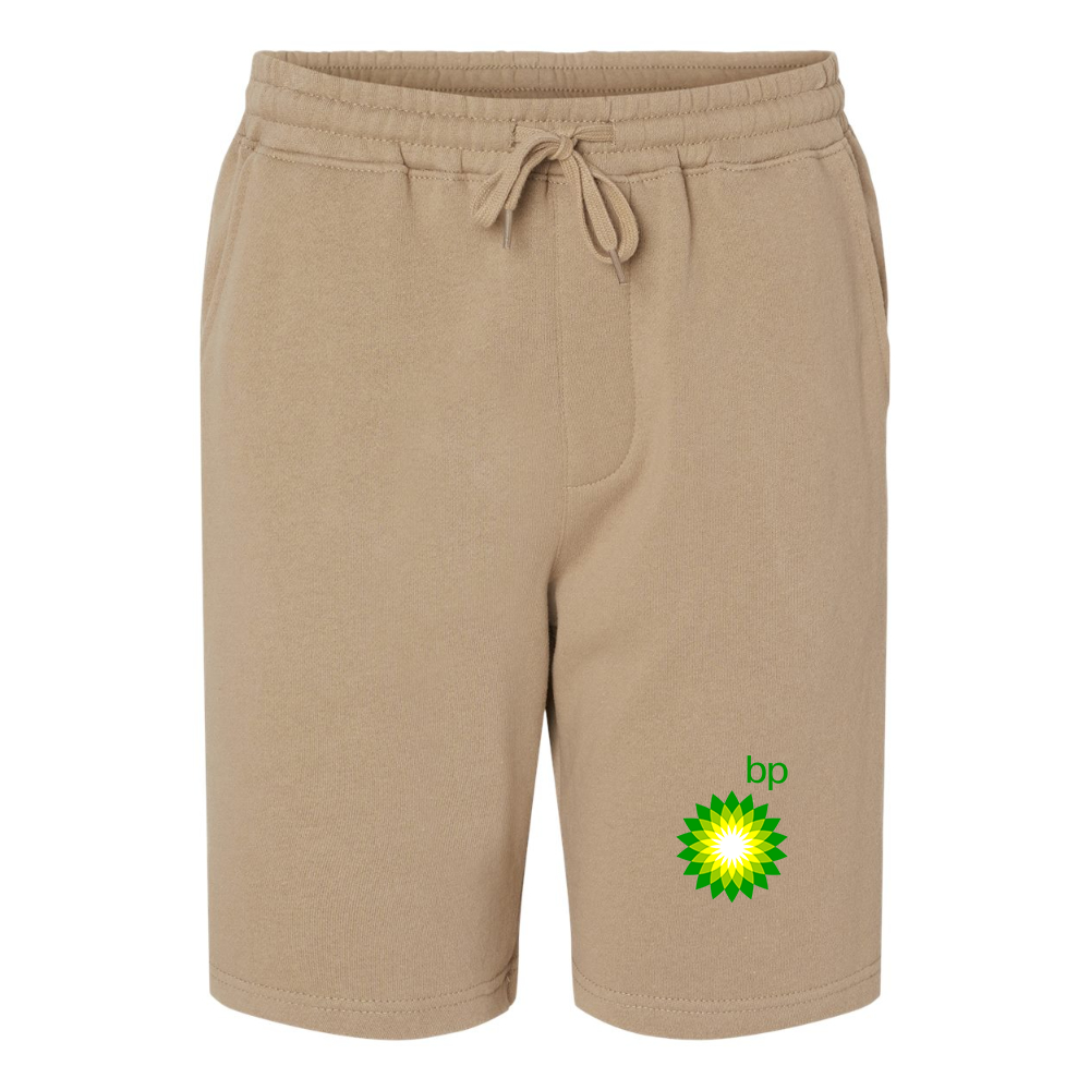 Men's  BP Oil Logo Independent Trading Co Midweight Fleece Shorts
