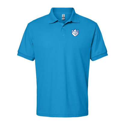 Men's Saint Louis Billikens Logo Gildan Dry Blend Jersey Polo