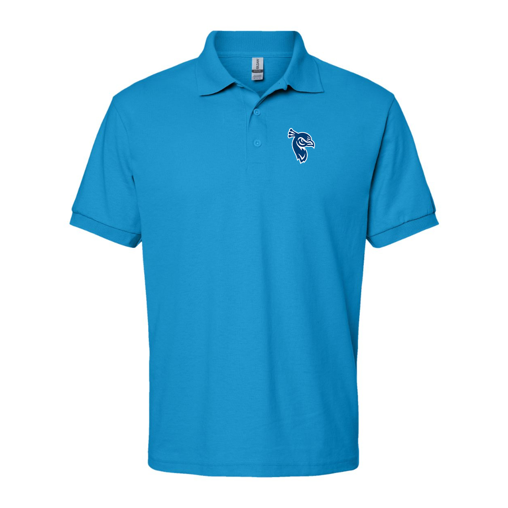 Men's Saint Peters Peacocks Logo Gildan Dry Blend Jersey Polo
