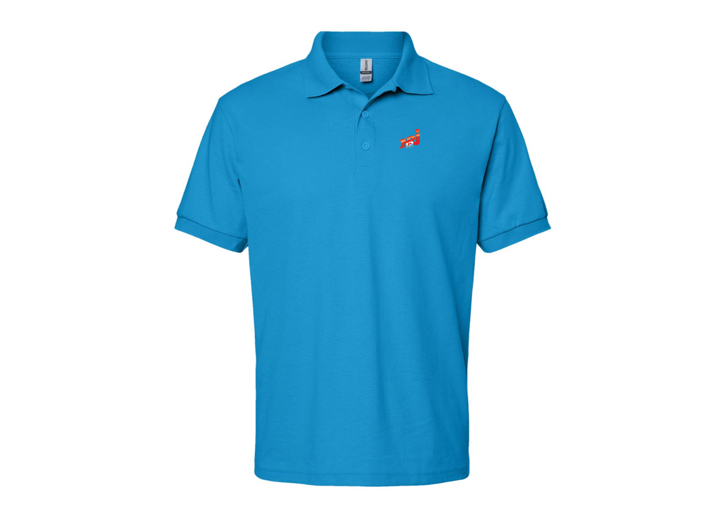 Men's NRJ 12 Logo Gildan Dry Blend Jersey Polo