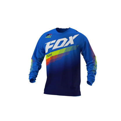 Men's Long Sleeve Motocross Jerseys with Breathable Fabric and Bold Graphic Prints for Off-Road Racing and Outdoor Sports