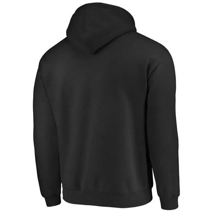 Men's Basic Pullover Hoodie with Adjustable Drawstring and Front Kangaroo Pocket