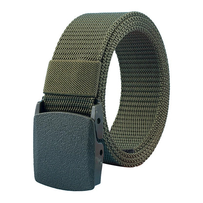 Durable Tactical Nylon Belt with Quick-Release Buckle for Men and Women