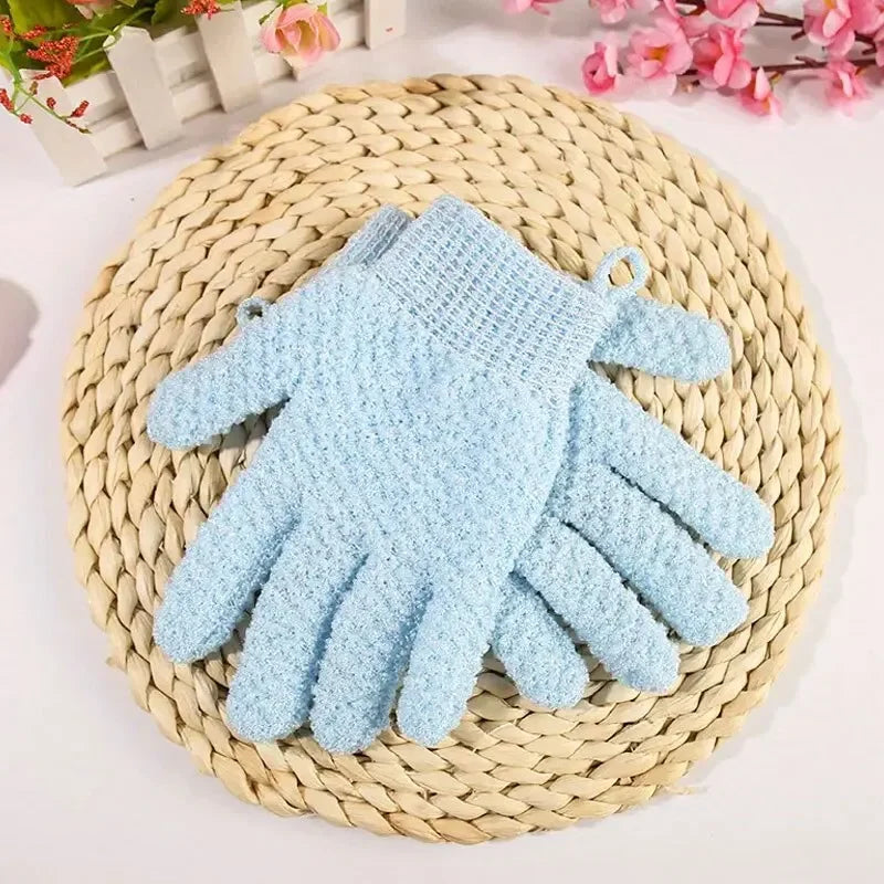 Exfoliating Bath Gloves for Gentle Skin Scrubbing and Deep Cleansing, Suitable for Shower and Spa Use