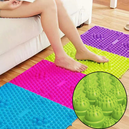 Interlocking Foot Massage Mat for Reflexology and Stress Relief, Ideal for Home Use and Foot Therapy