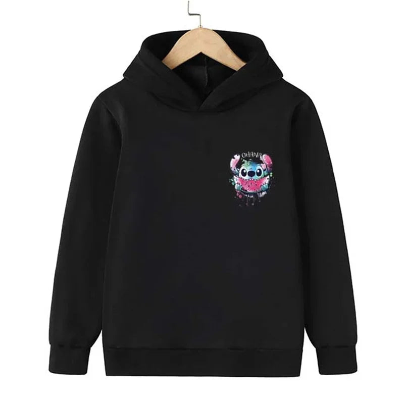 Adorable Cartoon Character Hoodie for Kids with Cute Graphic Design