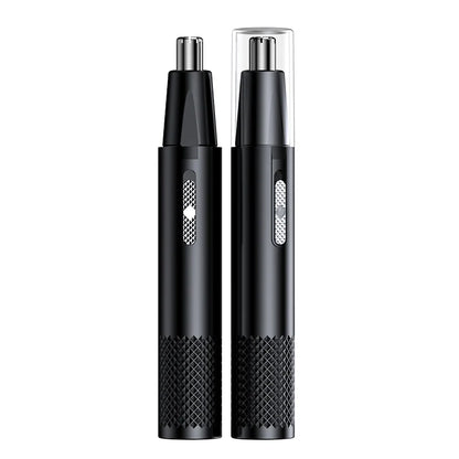 Electric Nose Hair Trimmer with Precision Rotary Blades, Ergonomic Design, and Easy Cleaning for Effective and Painless Grooming