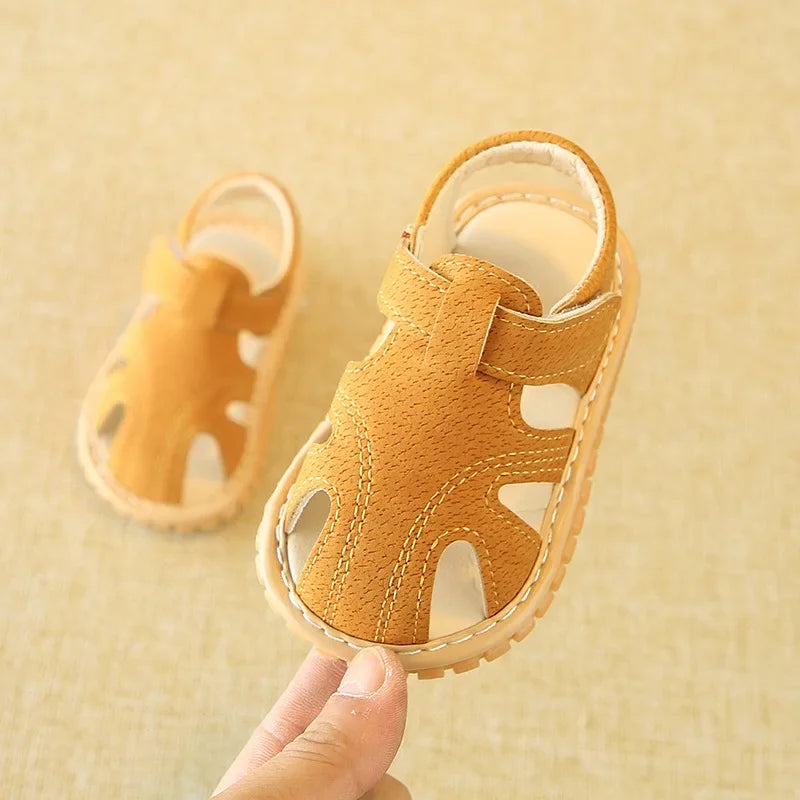 Soft Sole Baby Sandals with Breathable Design and Easy Velcro Closure for Toddlers