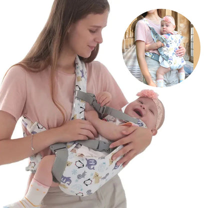 Comfortable Ergonomic Baby Carrier with Adjustable Straps for Newborns and Infants, Multi-Position Baby Backpack for Hands-Free Parenting and Enhanced Bonding, Soft and Breathable Fabric for All-Day Use