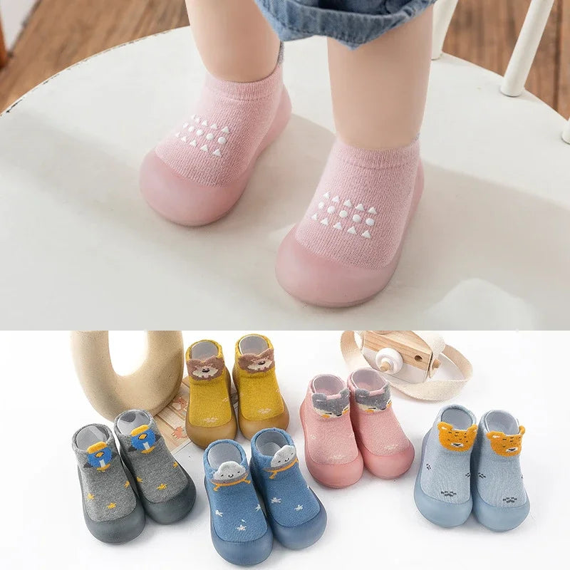 Soft Toddler Sock Shoes with Non-Slip Sole and Comfortable Fit for Indoor and Outdoor Use