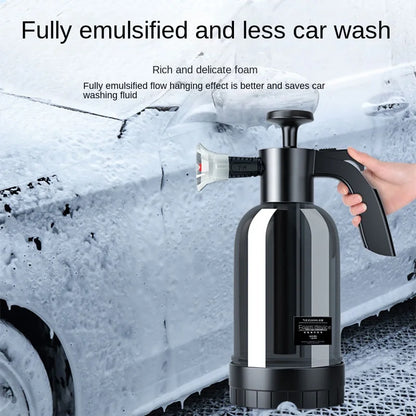 High-Pressure Foam Sprayer Pot for Car Washing with Windproof Design and Enhanced Foam Production for Efficient Cleaning