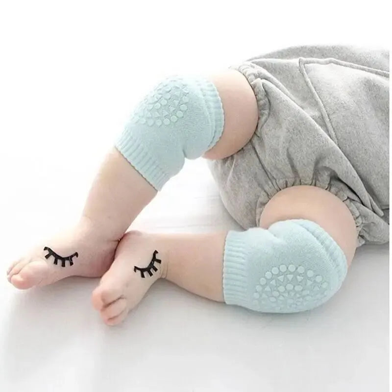 Non-Slip Baby Knee Pads for Crawling Protection, Soft and Breathable Infant Safety Kneecaps, Adjustable and Comfortable for Active Babies