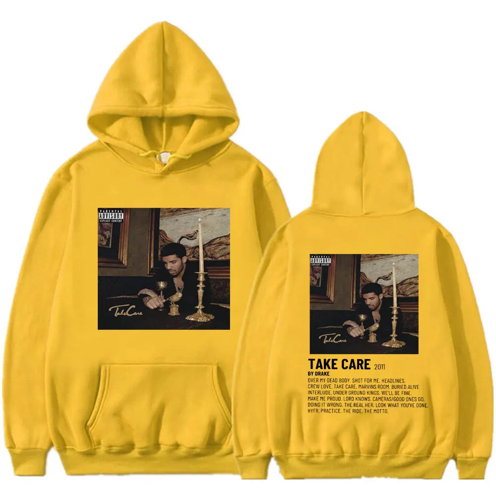 Men's Drake Music Album Take Care Pullover Hoodie