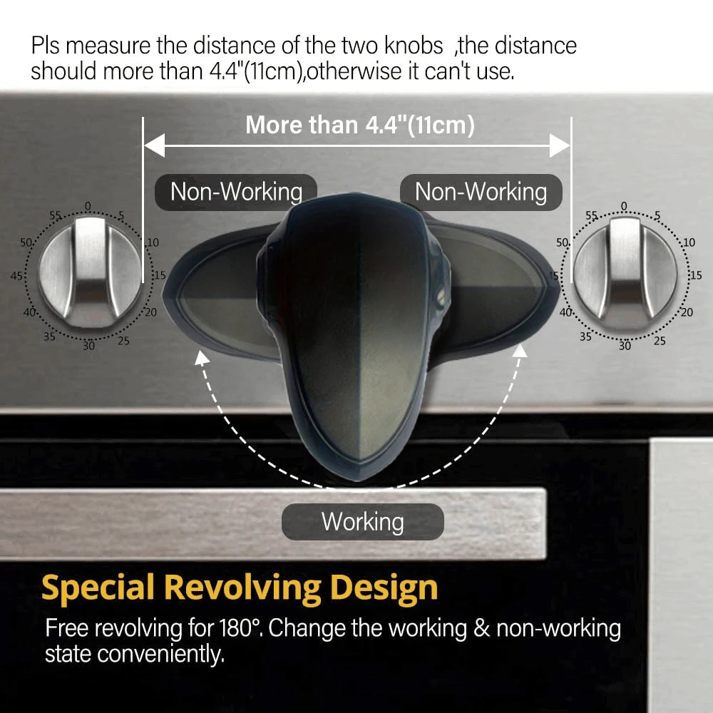 Oven Door Lock for Child Safety with Easy Installation to Prevent Burns and Protect Little Fingers from Hot Surfaces