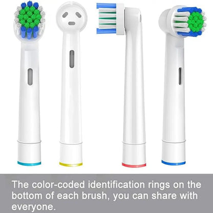 Pack of 20 Replacement Brush Heads for Electric Toothbrush with Soft Bristles and Compatible Design for Comprehensive Oral Care