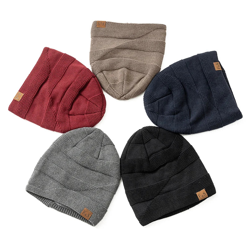 Cozy Knit Beanie with Soft Fleece Lining for Extra Warmth and Comfort