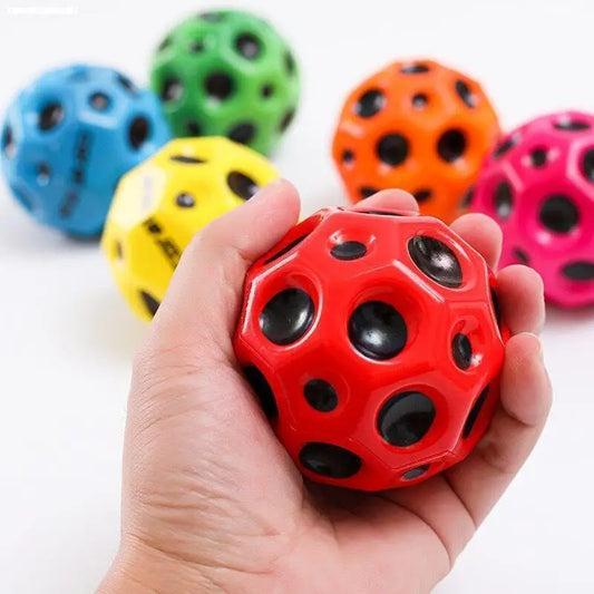 Textured Sensory Ball Toy for Kids, Handheld Squeeze Ball with Unique Hole Design, Stress Relief and Tactile Stimulation, Ideal for Developing Motor Skills and Focus, Suitable for Children and Adults