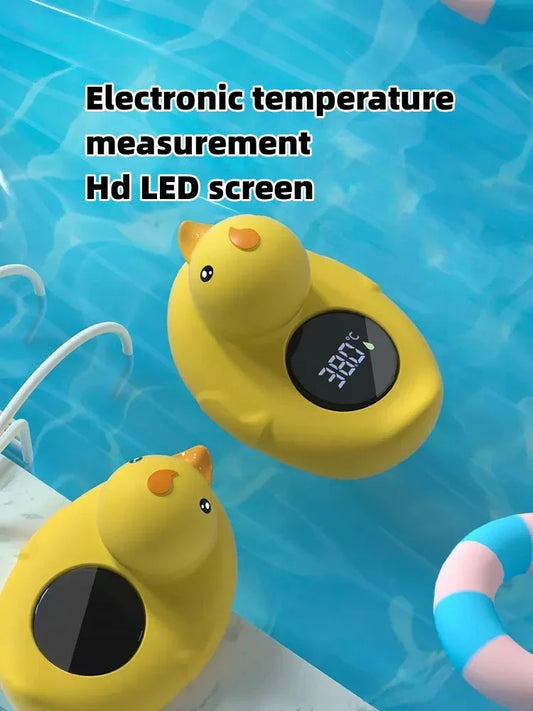 Accurate Digital Baby Bath Thermometer with HD LED Screen and Adorable Duck Design