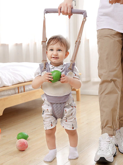 Adjustable Baby Walking Harness with Safety Handles for Toddlers, Comfortable and Breathable Infant Support Aid, Ideal for Assisting Babies Learning to Walk, Suitable for Ages 6-24 Months