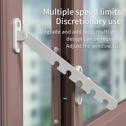 Adjustable Window Limiter for Child and Pet Safety – Prevent Accidental Falls and Ensure Home Security