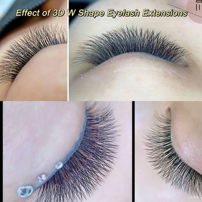 3D, 4D, 5D, and 6D Volume Eyelash Extensions with Premade Fans, Professional Quality for Flawless Lash Application and Natural-Looking Volume