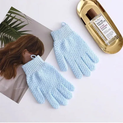 Exfoliating Bath Gloves for Gentle Skin Scrubbing and Deep Cleansing, Suitable for Shower and Spa Use