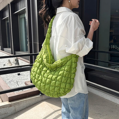 Quilted Hobo Shoulder Bag for Women with Soft Padded Design and Spacious Interior