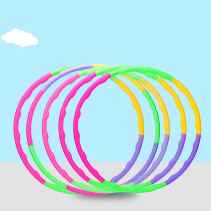 Adjustable Fitness Hula Hoops for Kids and Adults, Ideal for Exercise and Fun Physical Activity