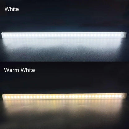 Magnetic Rechargeable LED Light Bar with Motion Sensor and Easy Installation for Under Cabinet or Closet Lighting