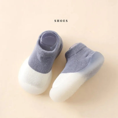 Soft Sole Baby Walking Shoes with Slip-Resistant Outsole and Comfortable Knitted Upper for Toddlers