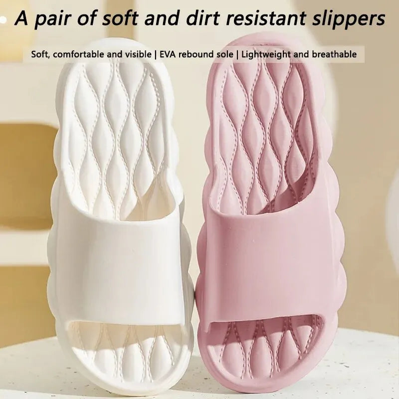 Soft and Dirt-Resistant Slippers with EVA Rebound Sole, Lightweight and Breathable for Ultimate Comfort and Durability