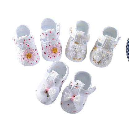 Adorable Baby First Walker Shoes with Soft Sole and Cute Cartoon Designs, Ideal for Newborns and Toddlers